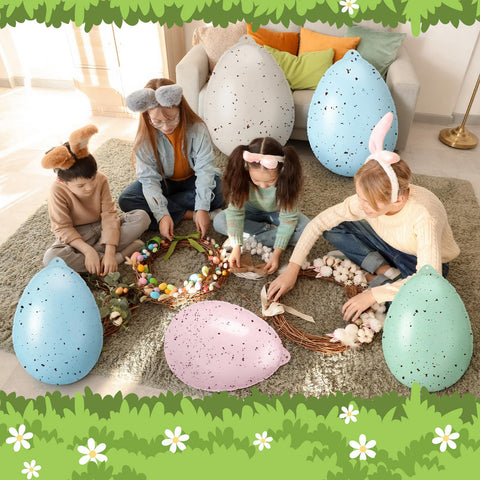 Soulchen party-ready inflatable eggs for easy setup during Easter events.