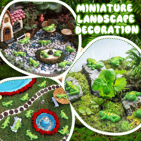 Soulchen resin gecko table decor kit for party or display