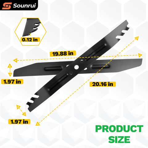 Low-drag profile of Sounrui blades improving battery runtime