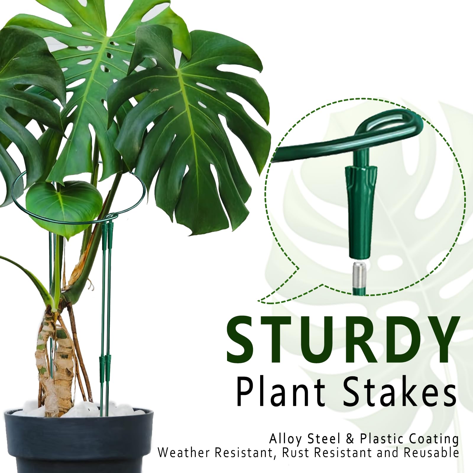 Soupiar 4.5mm alloy steel for heavy-duty garden support