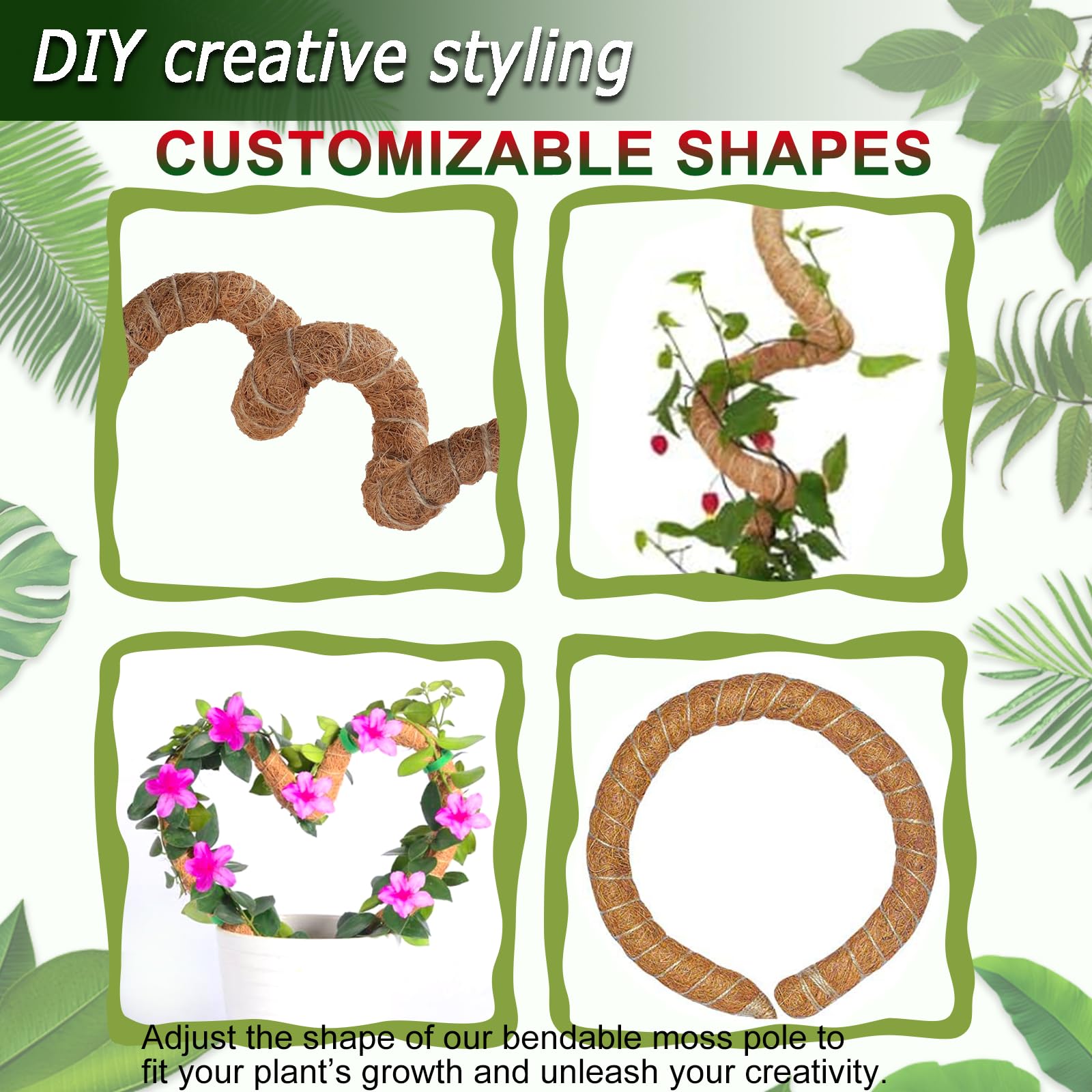 Soupiar indoor climbing plant trellis accessory for healthy growth.