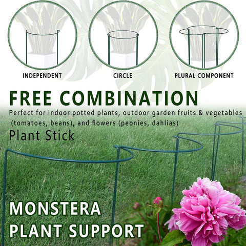 Soupiar 6-pack garden stakes suit indoor and outdoor plant setups