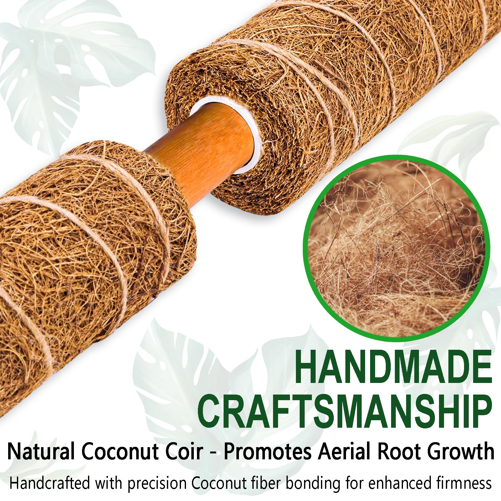 Soupiar included 6.6 ft jute rope for gentle, secure ties.
