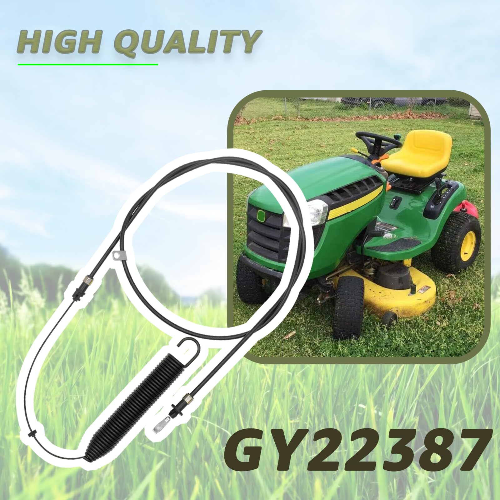 Sousery offers 2-year warranty and support for GY22387 PTO cable