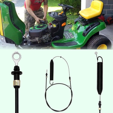 Sousery PTO cable outer shell with black vinyl ring for abrasion resistance
