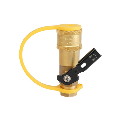 Brass valve body detail from South Bend Components for reliable low-pressure propane connections