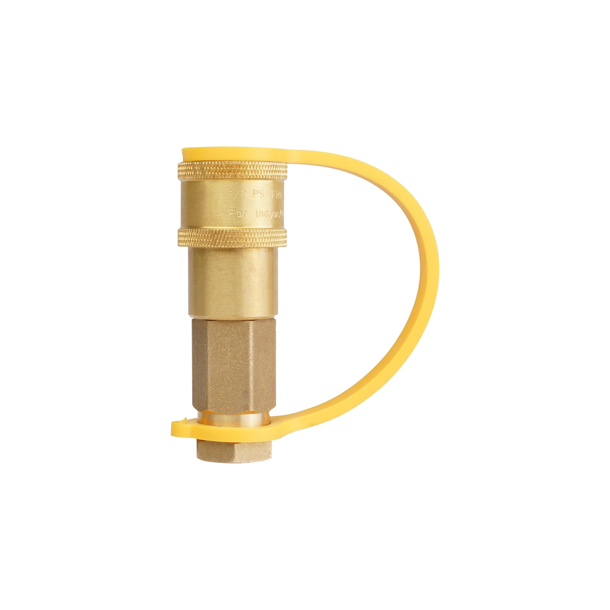 Outdoor cooking setup showing South Bend Components valve linked to propane hose