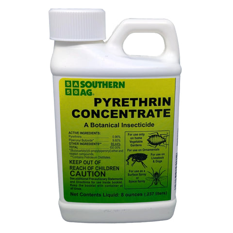 Southern Ag 10401 pyrethrin concentrate bottle ready for garden insect control