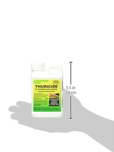 Southern Ag Caterpillar Control 8oz for safe, low-toxicity garden protection against worms