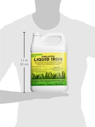 Southern Ag Chelated Liquid Iron 1 gal flowers and shrubs benefit from iron