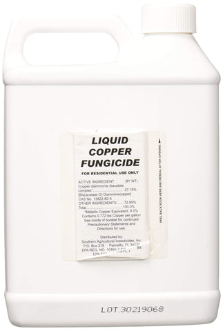 Southern Ag Liquid Copper Fungicide ideal for hose-end sprayers and easy coverage.