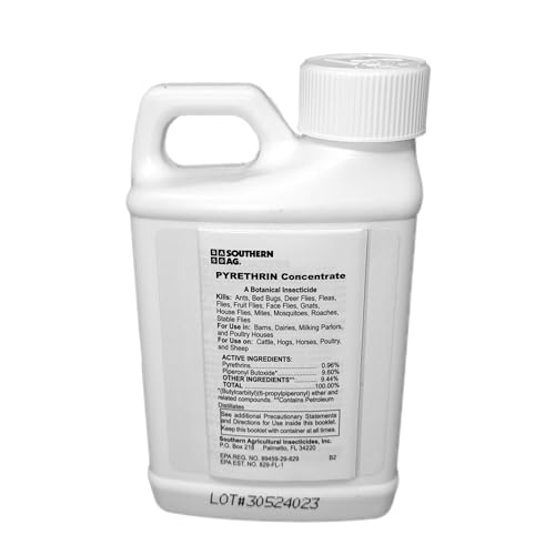 Southern Ag pyrethrin concentrate dog dip setup for pet pest protection