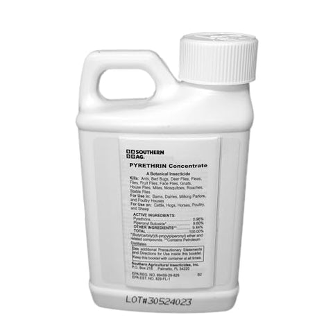 Southern Ag pyrethrin concentrate dog dip setup for pet pest protection