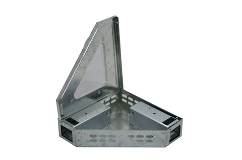 Southern Homewares humane multi-catch trap with corner setup for easy monitoring