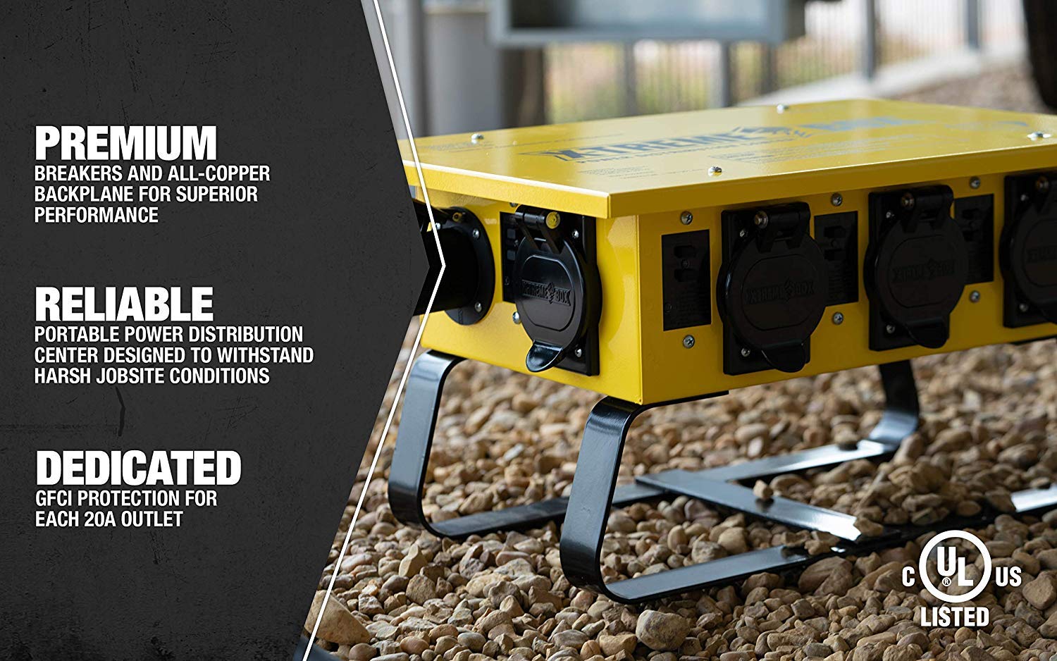 Southwire Power X-Treme Box six-outlets-5-20 demonstrates versatile power capacity
