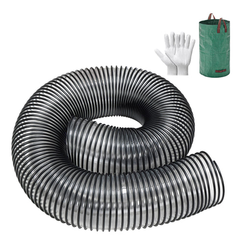 SOVARCATE lawn vacuum hose 84-inch extended for strong suction and easy reach
