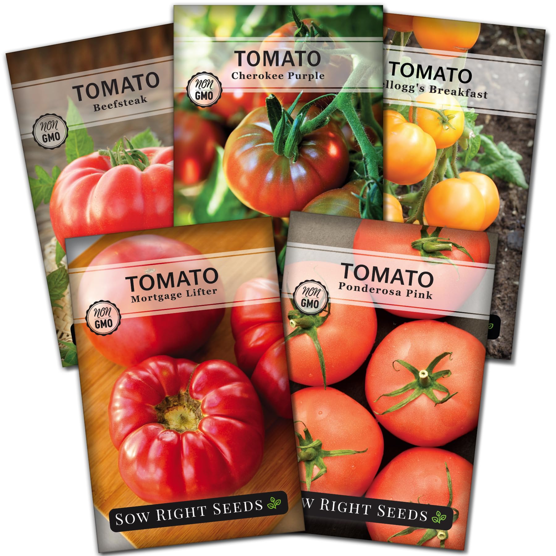 Sow Right Seeds beefsteak-style seed collection cover for home gardening