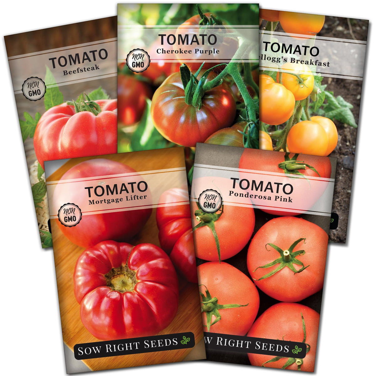 Sow Right Seeds beefsteak-style seed collection cover for home gardening
