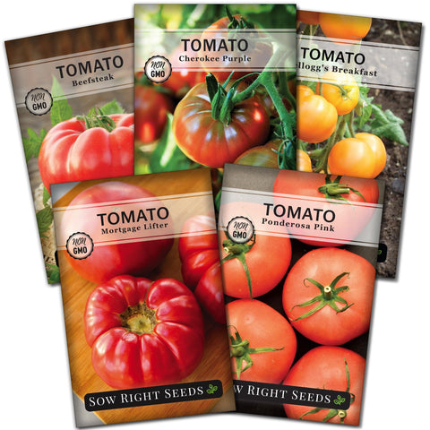 Sow Right Seeds beefsteak-style seed collection cover for home gardening