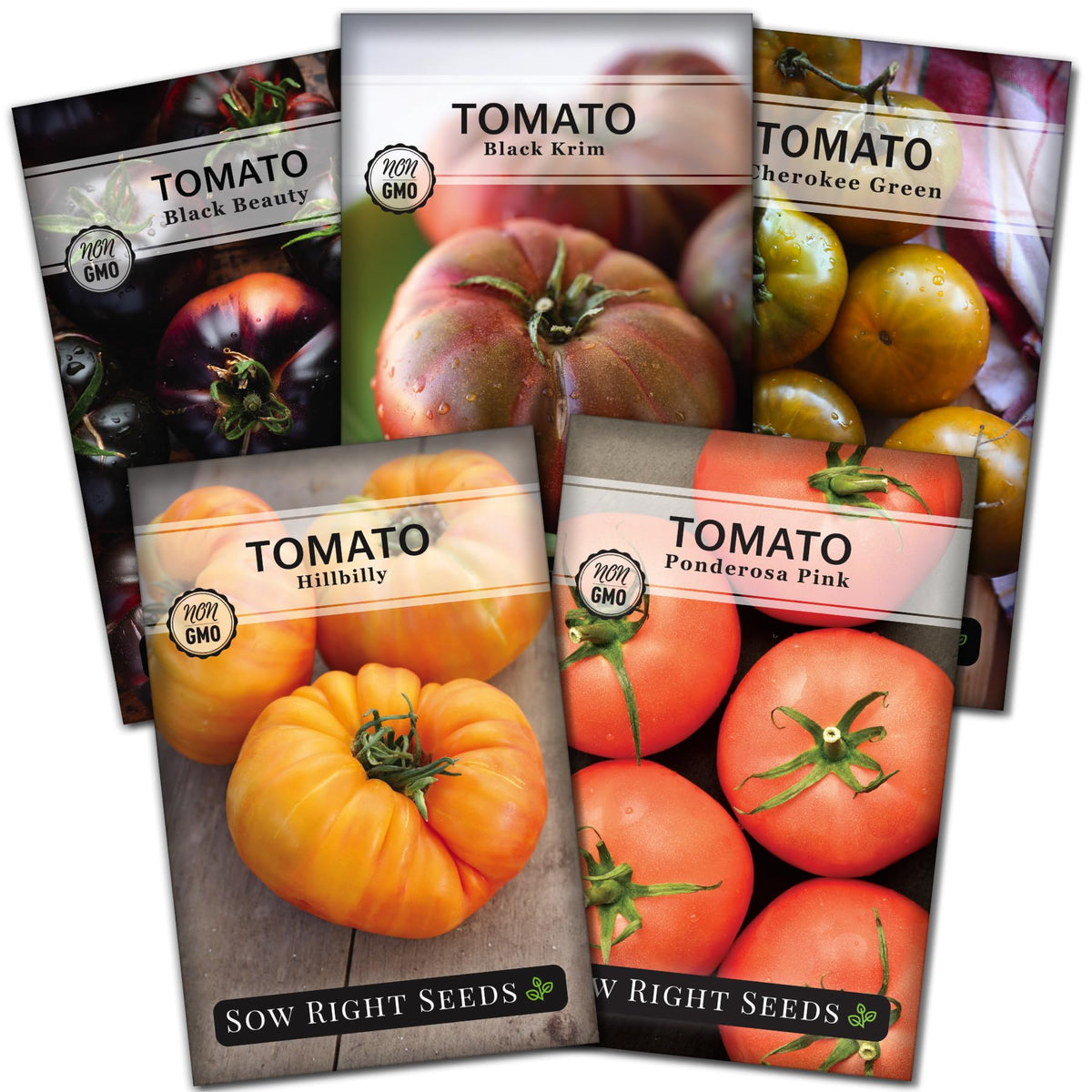 Sow Right Seeds Cherokee Green tomato seeds for vibrant salads and fresh flavor.
