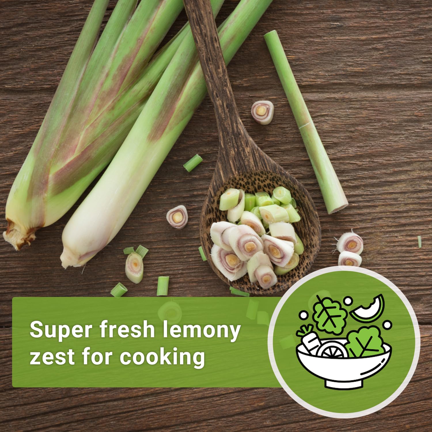 Sow Right Seeds lemon grass supports fresh culinary use at home.