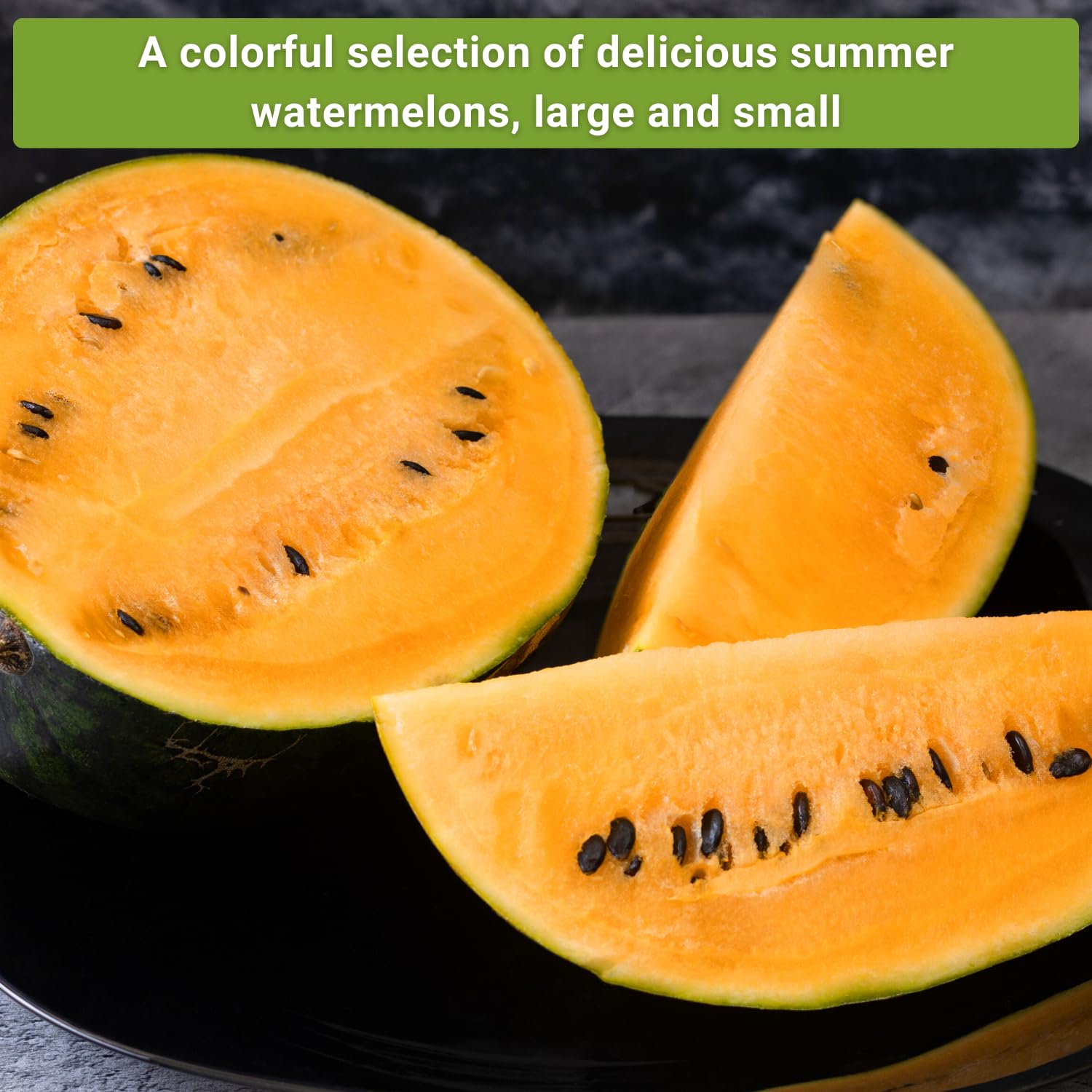 Sow Right Seeds Orange Tendersweet watermelon seeds with flavorful summertime options