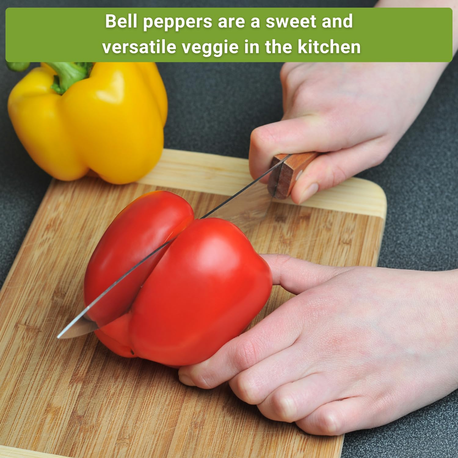Sow Right Seeds Emerald Giant pepper seed packet for sturdy plants and high-yielding peppers.