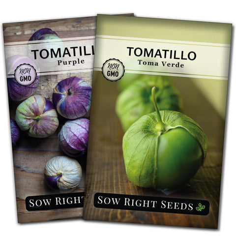 Sow Right Seeds Toma Verde seed packet ready for spring planting.