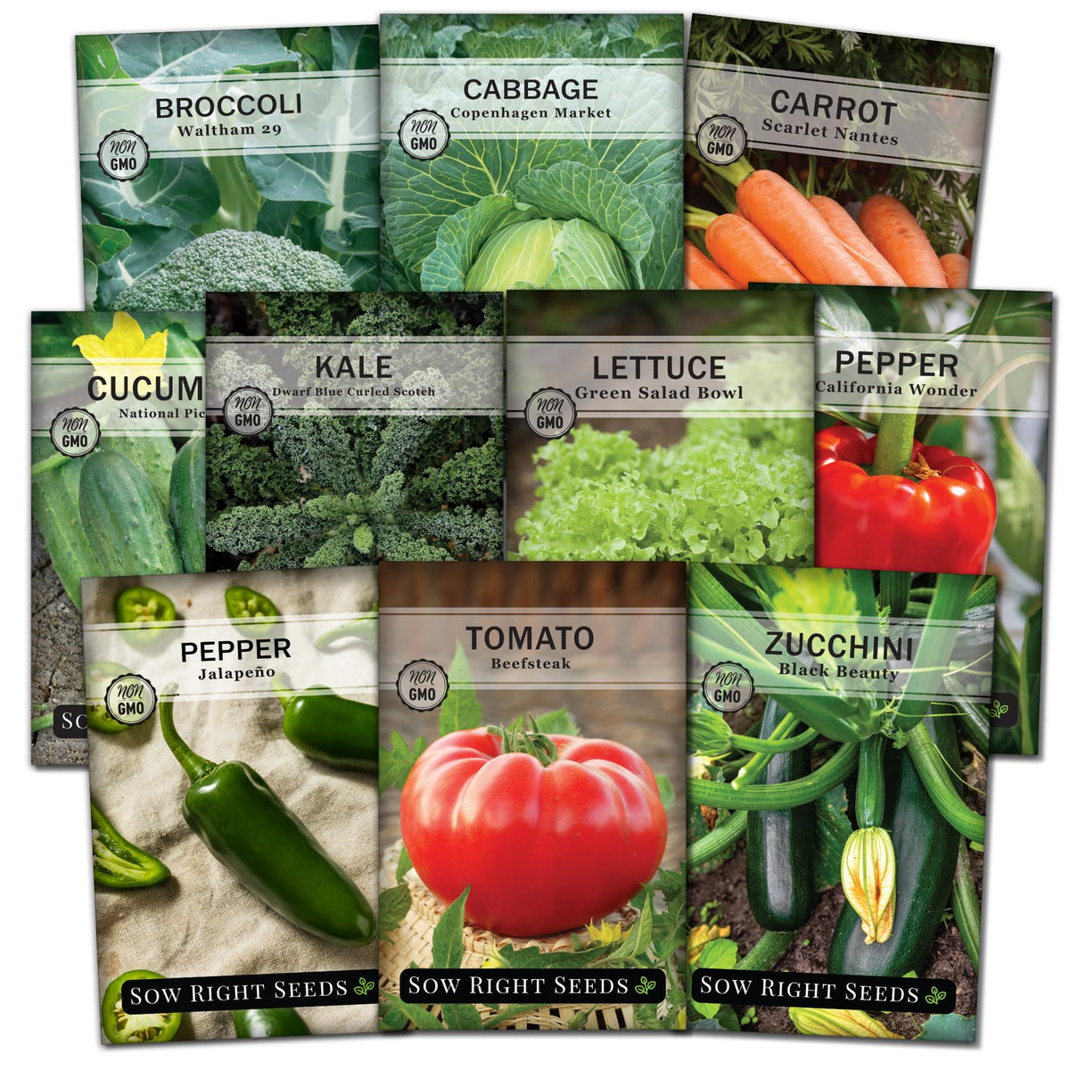 Sow Right Seeds broccoli image with Waltham heads ideal for fresh home meals