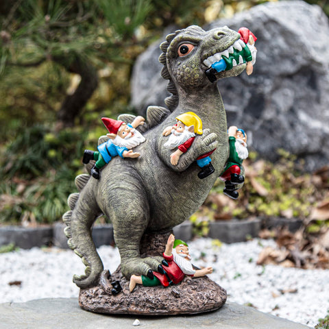 SOWSUN dinosaur gnomes invite smiles during outdoor gatherings.