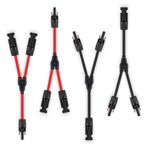 SOYAN Y-branch connectors enable parallel solar panels for efficient power sharing