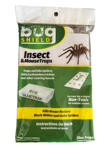 SOYLITE CANDLES Bug Shield glue trap board close-up for effective crawl pest capture.