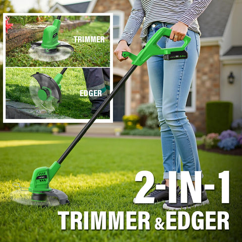 SOYUS 20V battery-powered trimmer suitable for flexible yard work