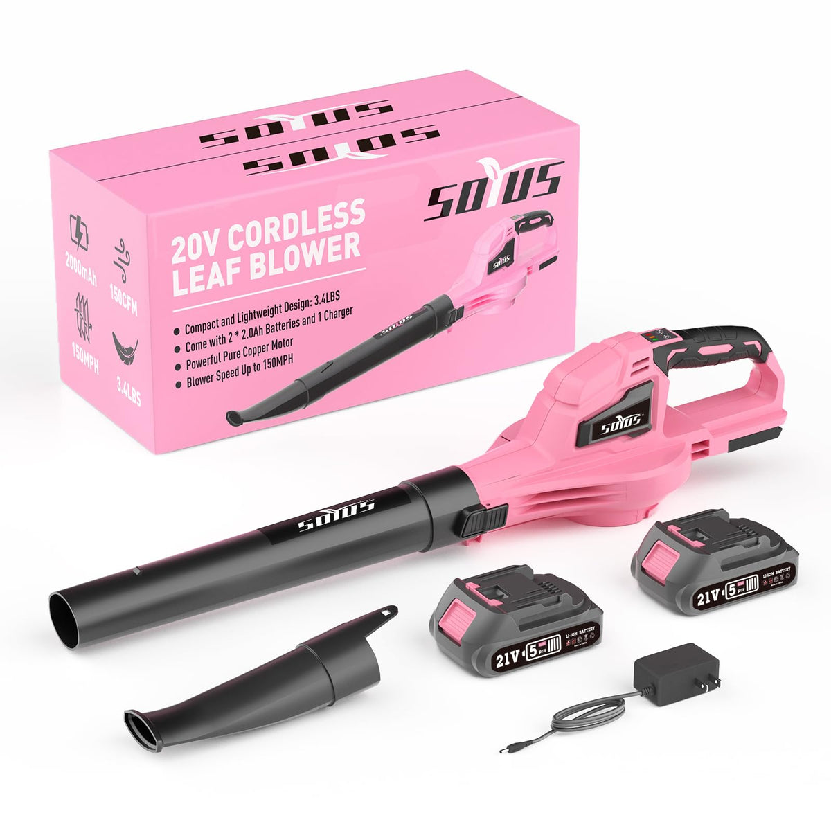 SOYUS Leaf Blower with copper motor for efficient power