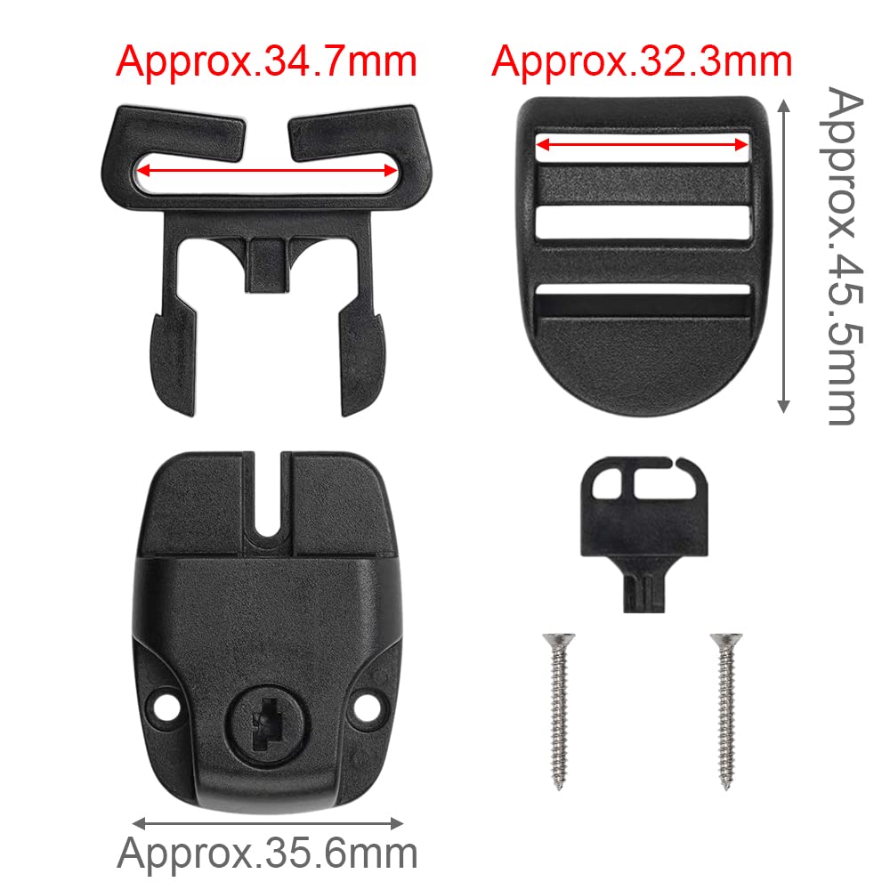 Spa cover latch clip with keys provides secure, lockable use.