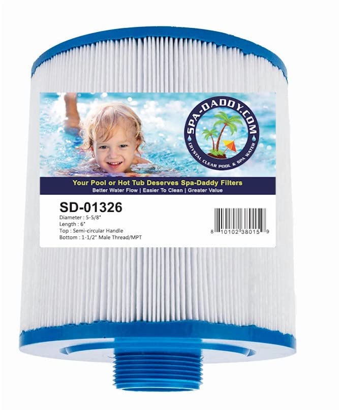 Spa-Daddy SD-01326 filter for Maax Spas 25 with high-flow core.