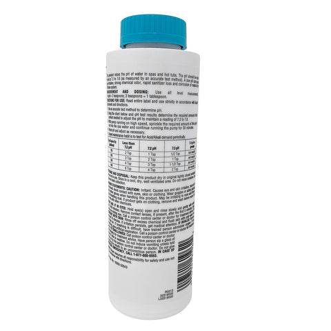Spa Essentials pH Increaser prevents corrosion by stabilizing spa water pH during use