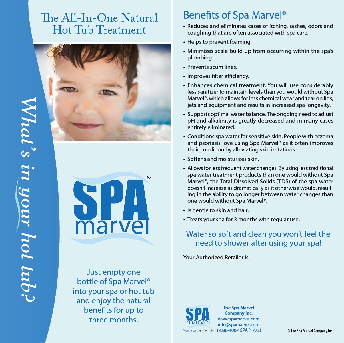 Spa Marvel Filter Cleaner soaking a spa filter to dissolve oils and grime