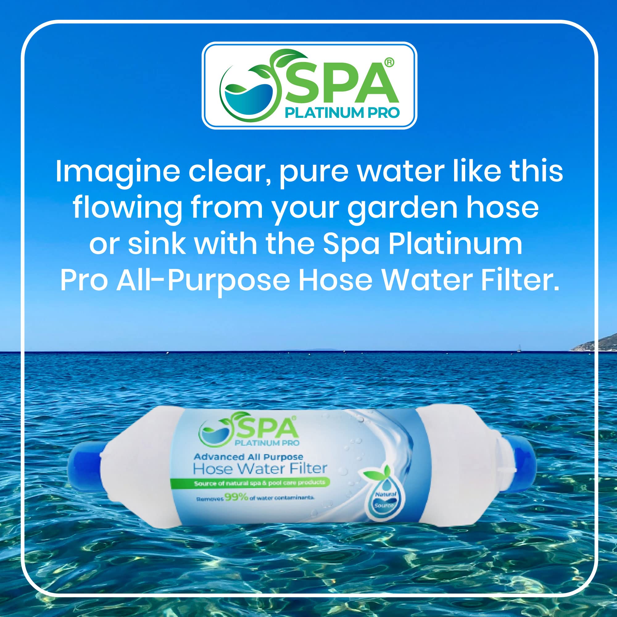 Close-up of Spa Platinum Pro filter media with charcoal and KDF.