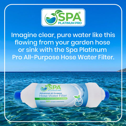 Close-up of Spa Platinum Pro filter media with charcoal and KDF.