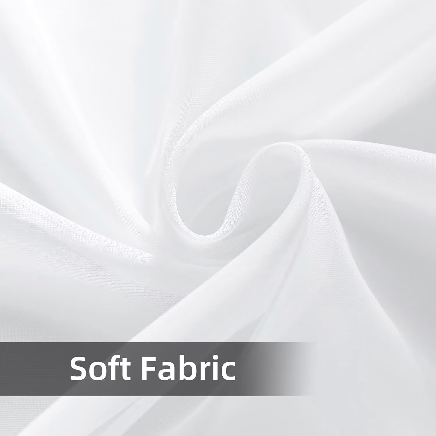 SpaceDresser curtains drape over outdoor space creating a soft, elegant backdrop.