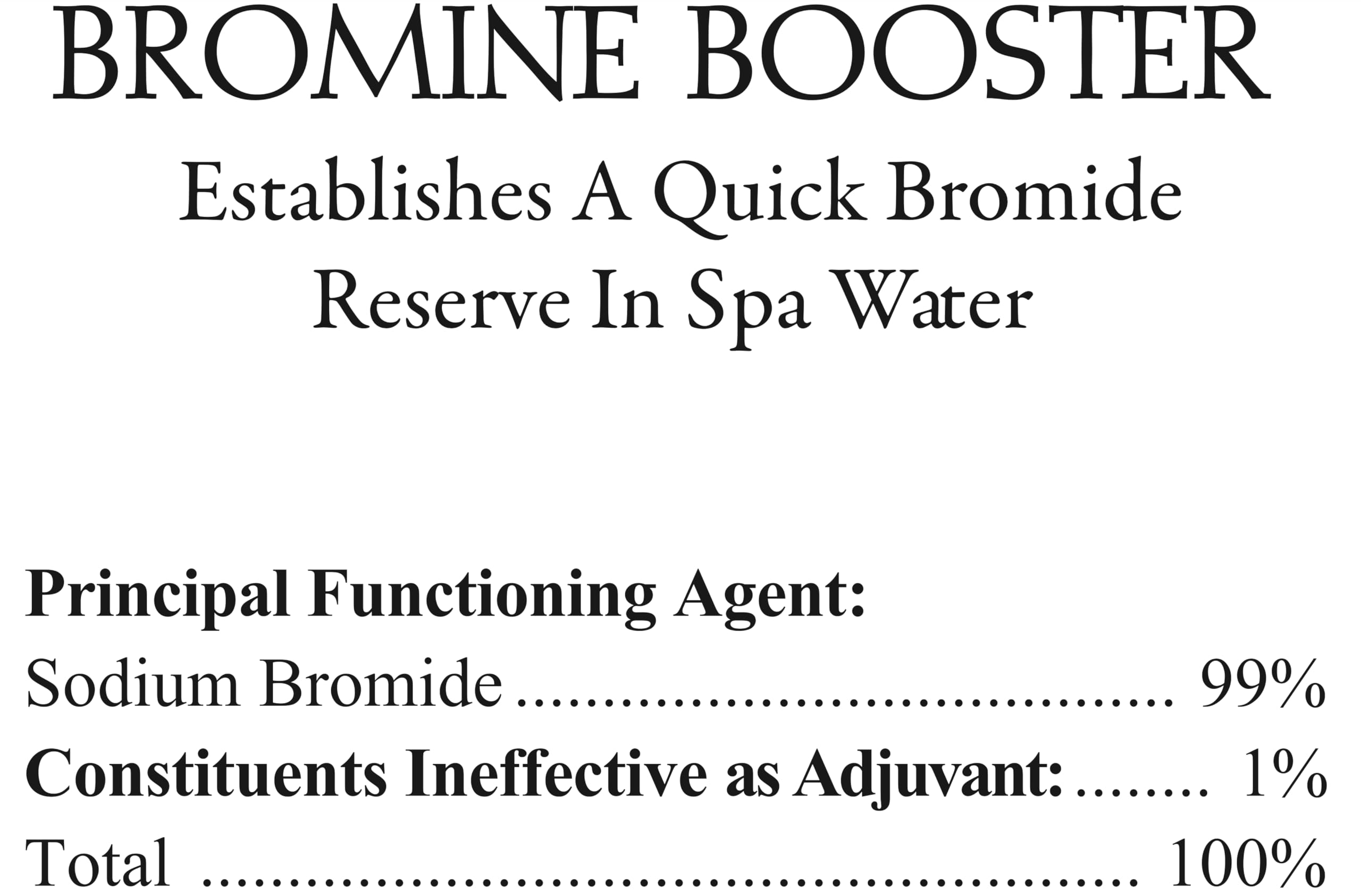 SpaChoice bromine tablets compatibility icon with booster for consistent sanitation