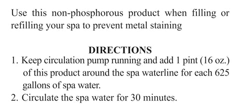 SpaChoice refill setup demonstrates easy maintenance and clearer water when refilling.