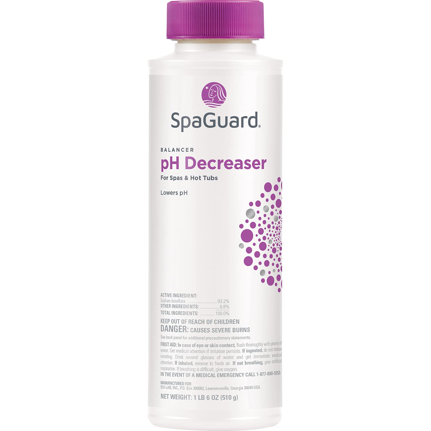 SpaGuard pH Increaser bottle raising spa water pH