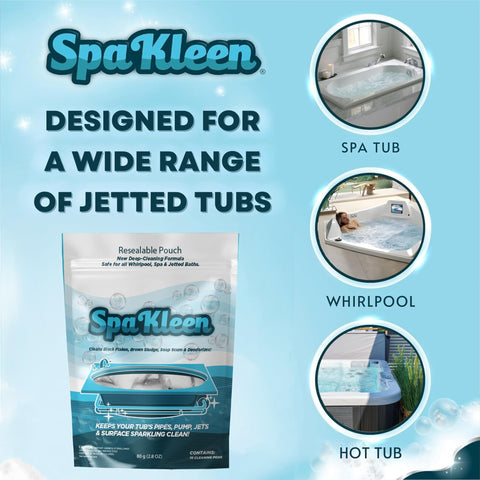 SpaKleen odor-free after cleaning helps maintain a fresh spa