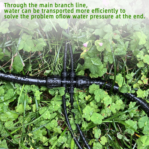 Spalolen 3-way, 4-way, and 6-way fittings shown in a setup.