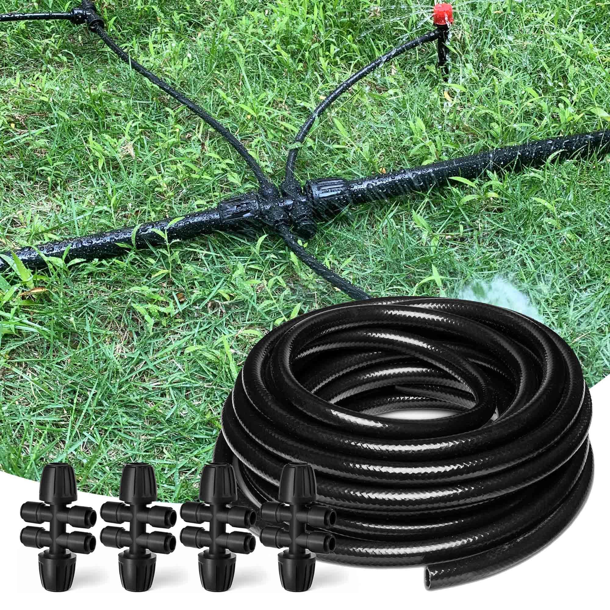 Spalolen 50ft half-inch drip tubing ready for uniform garden irrigation