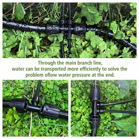 Spalolen tubing with large flow potential for steady water delivery