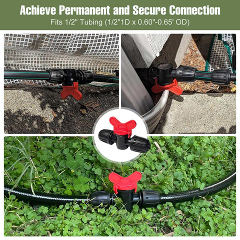 Spalolen half-inch tubing compatibility ensures secure fittings.