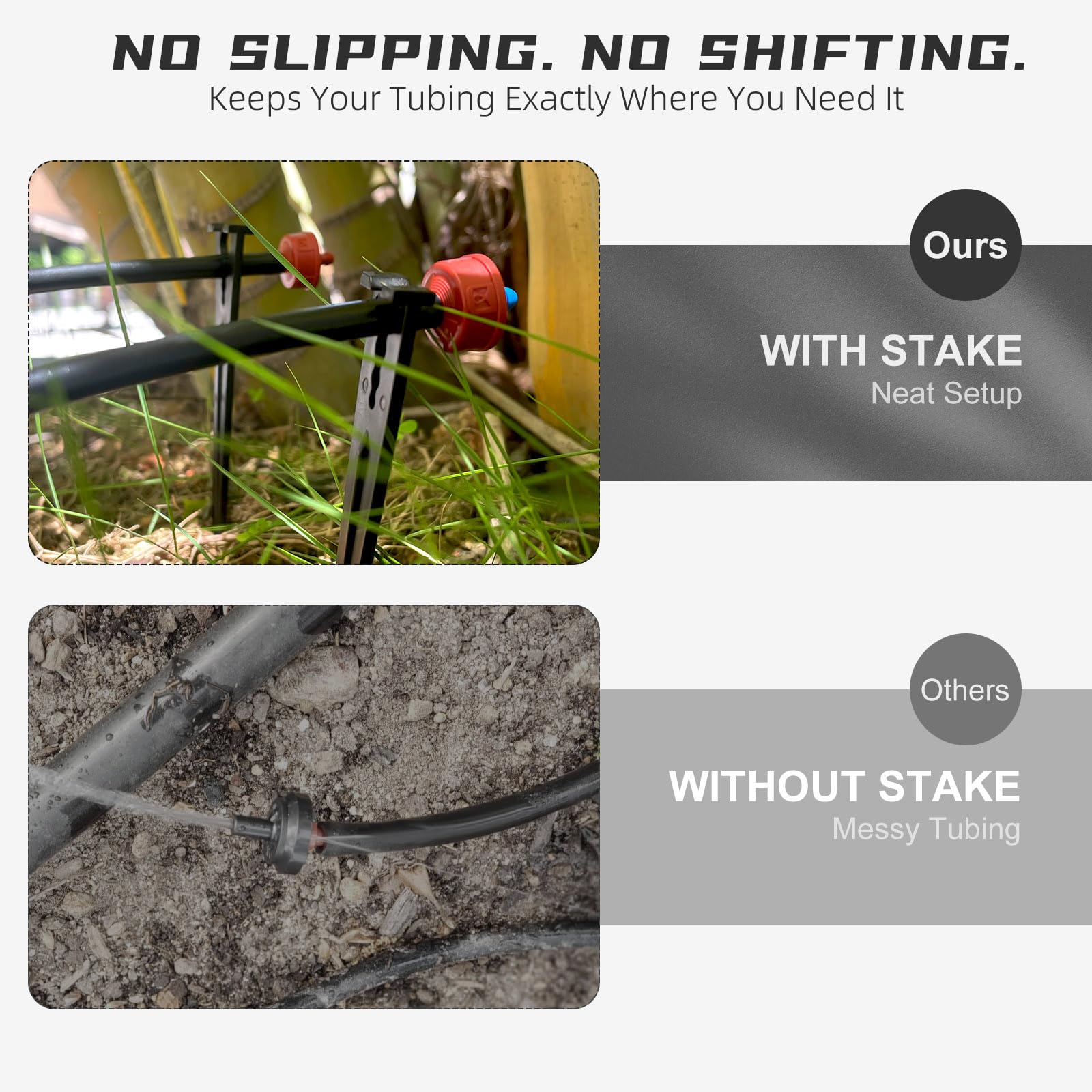 Spalolen durable, bend-resistant plastic handles outdoor use through seasons.